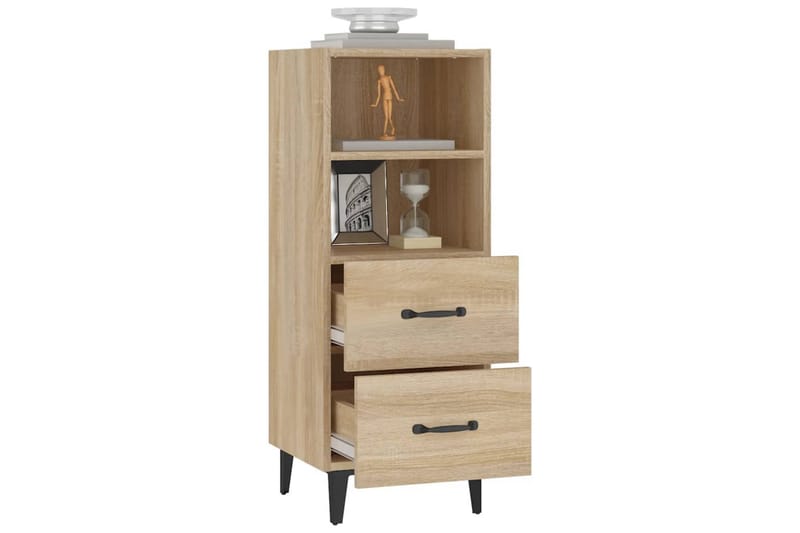 beBasic Skåp sonoma-ek 34,5x34x90 cm konstruerat trä - Förvaring - Förvaringsmöbler - Skänkar & sideboards