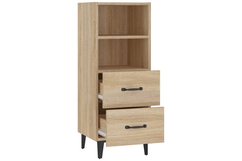 beBasic Skåp sonoma-ek 34,5x34x90 cm konstruerat trä - Förvaring - Förvaringsmöbler - Skänkar & sideboards