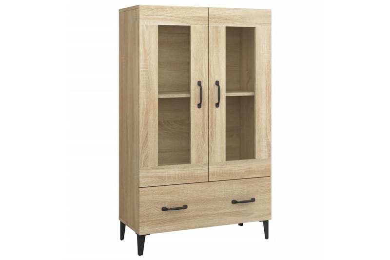 beBasic Skåp Sonoma-ek 70x31x115 cm konstruerat trä - Förvaring - Förvaringsmöbler - Skänkar & sideboards