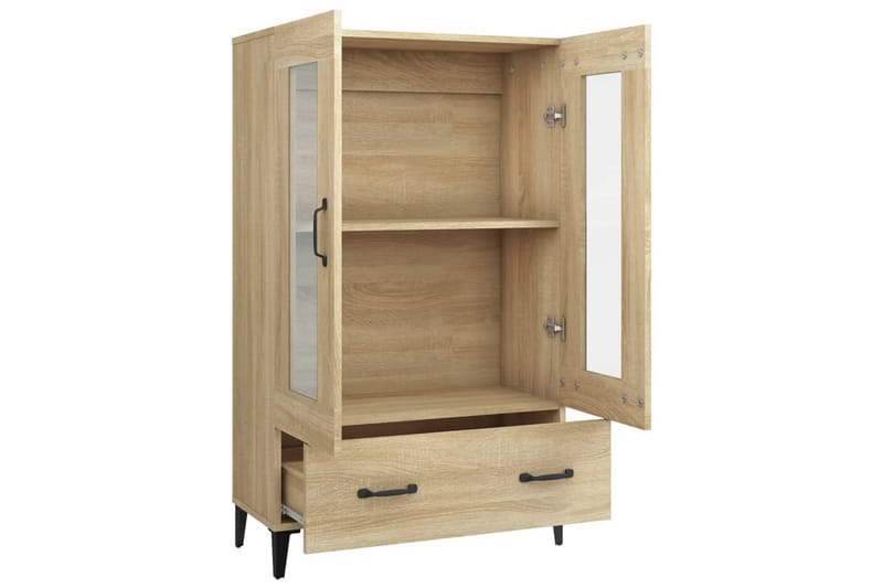 beBasic Skåp Sonoma-ek 70x31x115 cm konstruerat trä - Förvaring - Förvaringsmöbler - Skänkar & sideboards