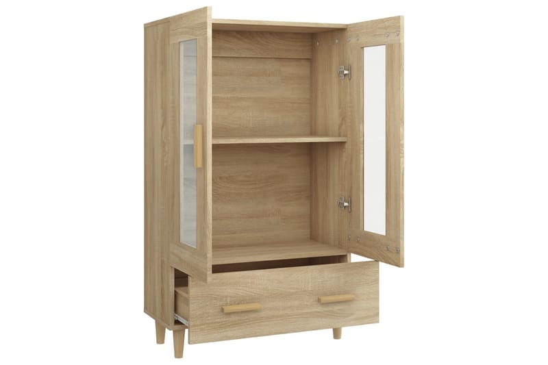 beBasic Skåp Sonoma-ek 70x31x115 cm konstruerat trä - Förvaring - Förvaringsmöbler - Skänkar & sideboards