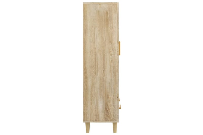 beBasic Skåp Sonoma-ek 70x31x115 cm konstruerat trä - Förvaring - Förvaringsmöbler - Skänkar & sideboards
