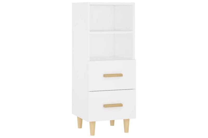 beBasic Skåp vit 34,5x34x90 cm konstruerat trä - Förvaring - Förvaringsmöbler - Skänkar & sideboards