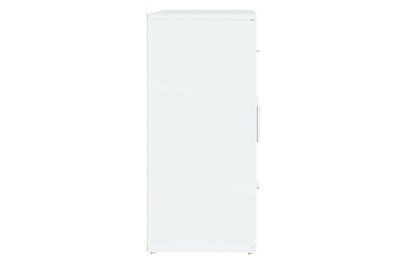 beBasic Skåp vit högglans 91x29,5x65 cm konstruerat trä - Förvaring - Förvaringsmöbler - Skänkar & sideboards