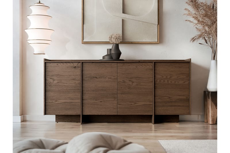 Bellia Skänk 200x38 cm - Brun - Förvaring - Förvaringsmöbler - Skänkar & sideboards