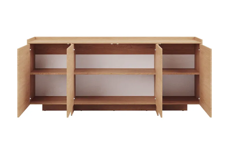 Bellia Skänk 200x38 cm - Brun/Vit - Förvaring - Förvaringsmöbler - Skänkar & sideboards