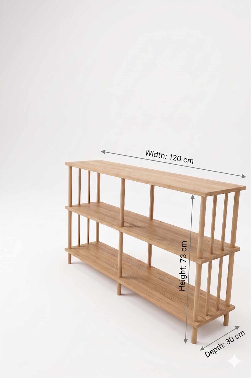 Belvo Sideboard 120x73x30 cm - Furu - Förvaring - Förvaringsmöbler - Skänkar & sideboards