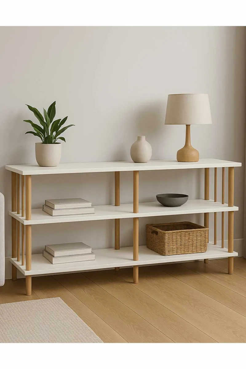 Belvo Sideboard 120x73x30 cm - Vit - Förvaring - Förvaringsmöbler - Skänkar & sideboards