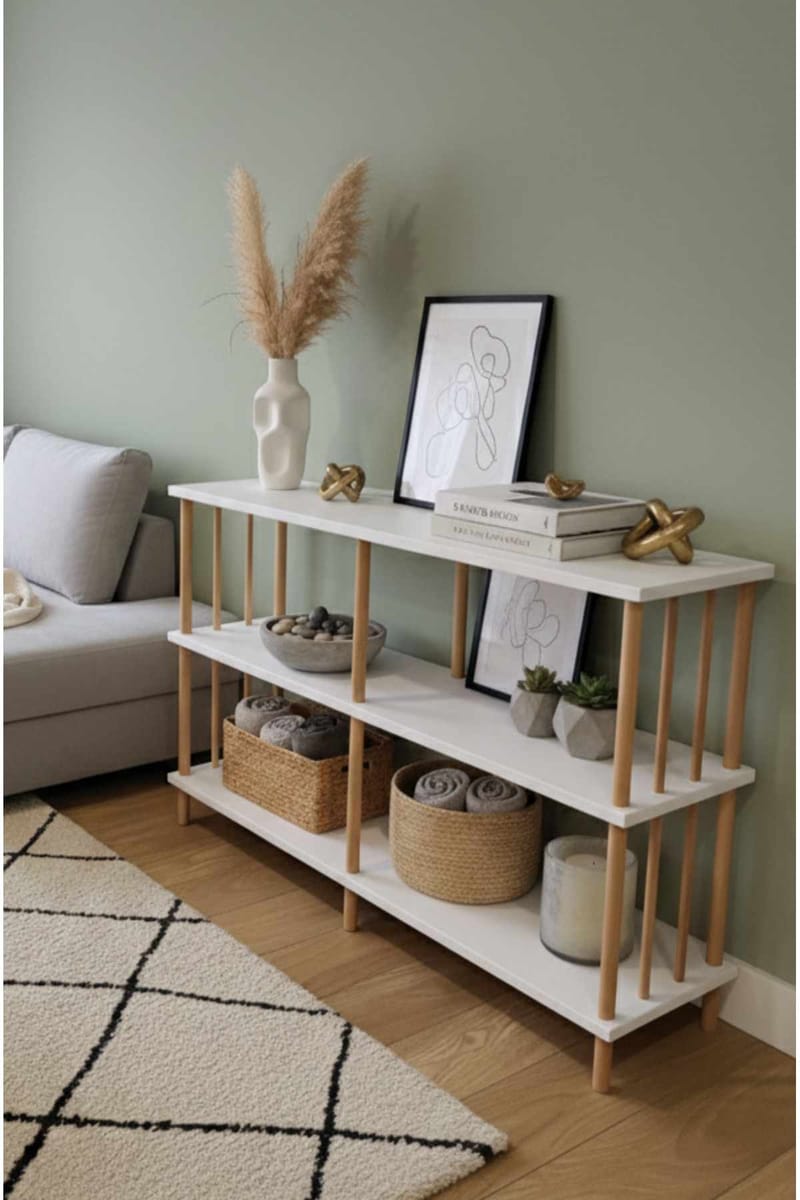 Belvo Sideboard 120x73x30 cm - Vit - Förvaring - Förvaringsmöbler - Skänkar & sideboards