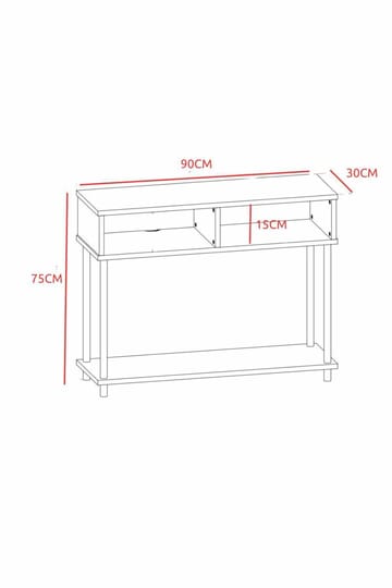 Belvo Sideboard 90x75x30 cm - Furu - Förvaring - Förvaringsmöbler - Skänkar & sideboards