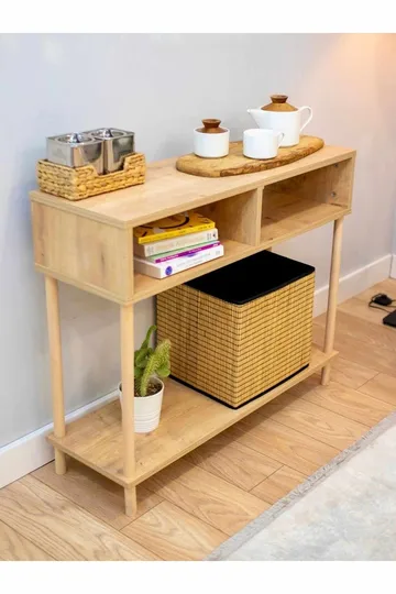 Belvo Sideboard 90x75x30 cm - Sapphire Oak - Förvaring - Förvaringsmöbler - Skänkar & sideboards