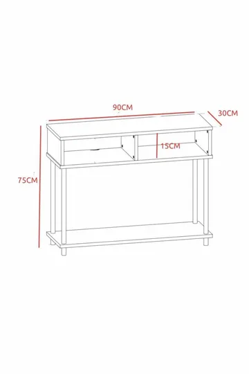 Belvo Sideboard 90x75x30 cm - Sapphire Oak - Förvaring - Förvaringsmöbler - Skänkar & sideboards