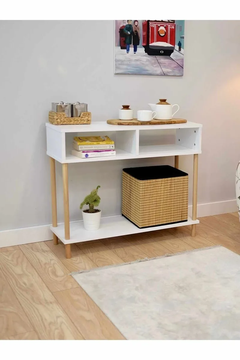 Belvo Sideboard 90x75x30 cm - Vit - Förvaring - Förvaringsmöbler - Skänkar & sideboards