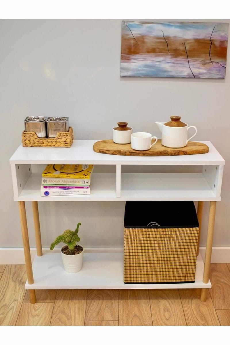 Belvo Sideboard 90x75x30 cm - Vit - Förvaring - Förvaringsmöbler - Skänkar & sideboards