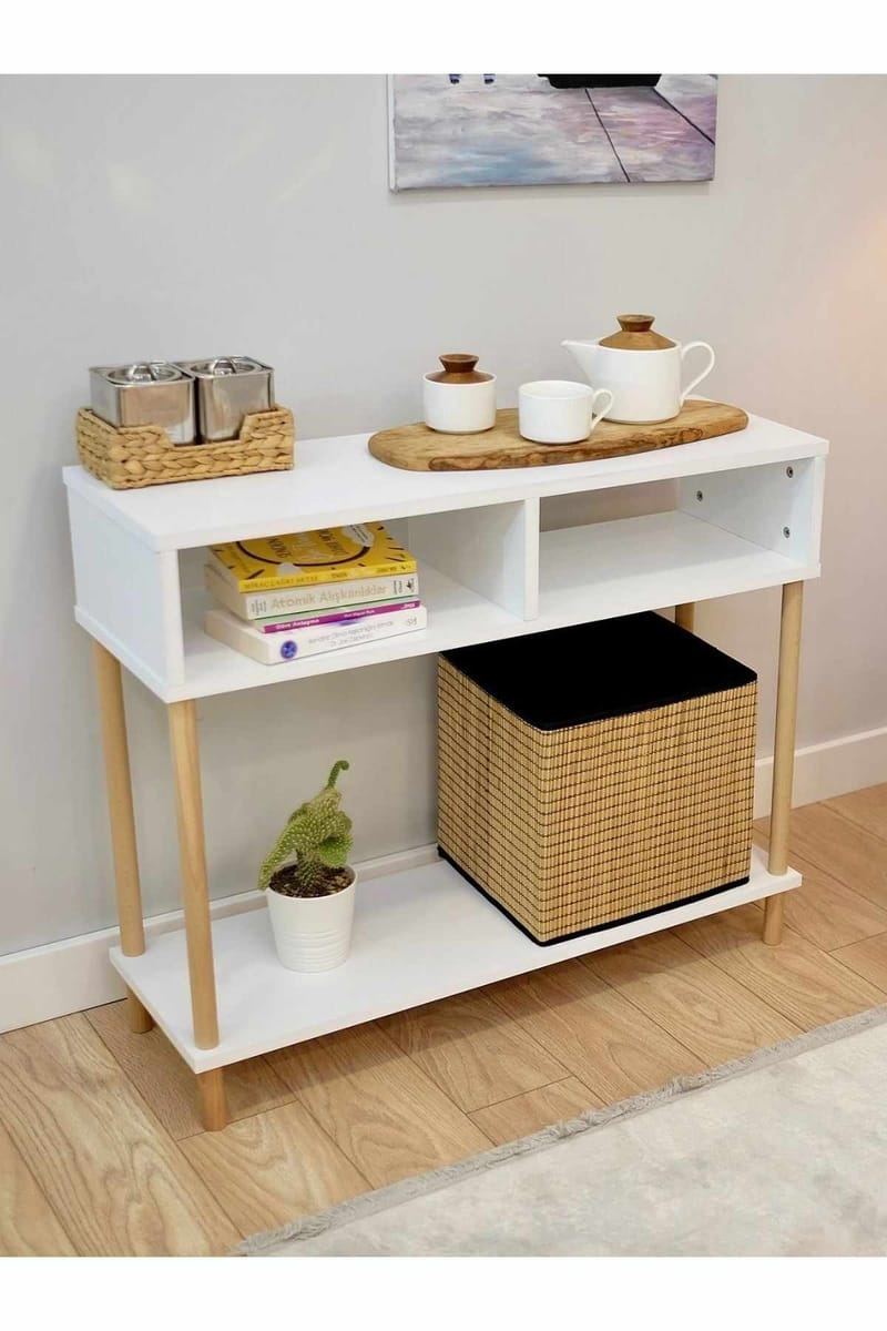 Belvo Sideboard 90x75x30 cm - Vit - Förvaring - Förvaringsmöbler - Skänkar & sideboards