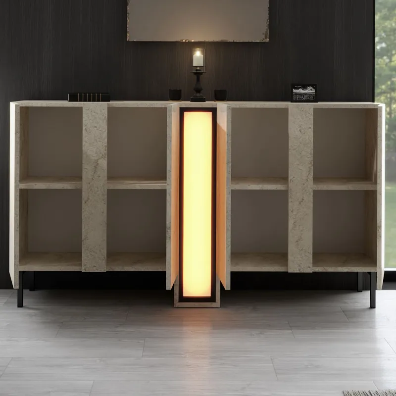 Berriaren Konsolbord 155 cm - Travertin - Förvaring - Förvaringsmöbler - Skänkar & sideboards