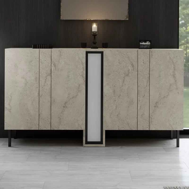 Berriaren Konsolbord 155 cm - Travertin - Förvaring - Förvaringsmöbler - Skänkar & sideboards