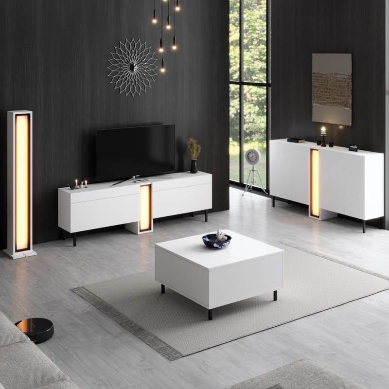 Berriaren Konsolbord 155 cm - Vit - Förvaring - Förvaringsmöbler - Skänkar & sideboards