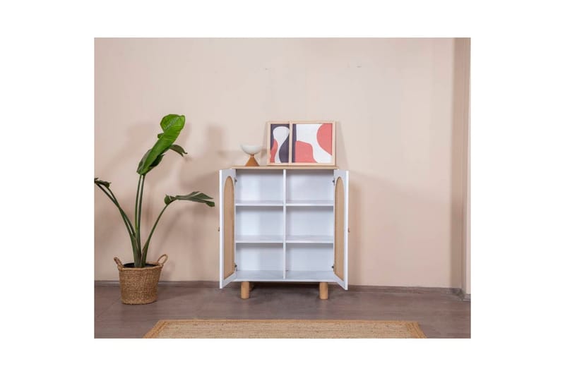 Bohem Skänk 90x41 cm - Natur/Vit - Förvaring - Förvaringsmöbler - Skänkar & sideboards