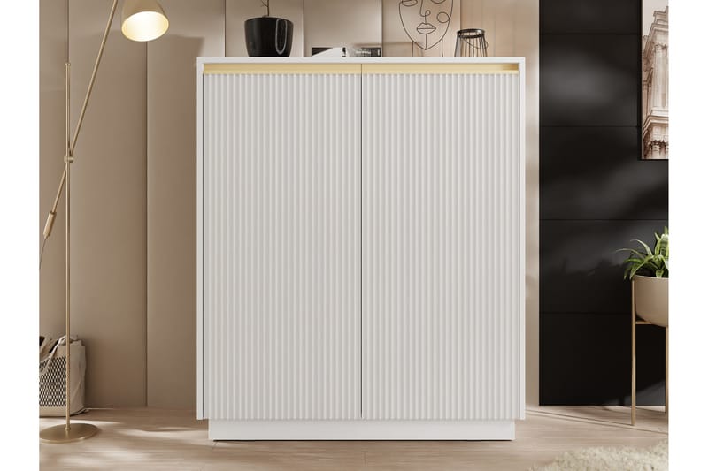 Bolstan Byrå 104 cm - Vit - Förvaring - Förvaringsmöbler - Byrå