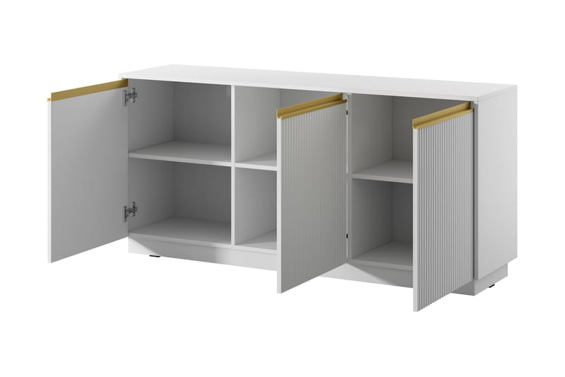 Bolstan Byrå 154 cm - Vit - Förvaring - Förvaringsmöbler - Byrå