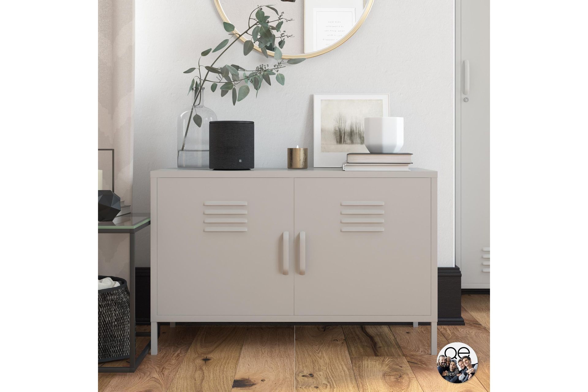 Bradford Sk&auml;nk 100x40 cm Ljusgr&aring; - Dorel Home