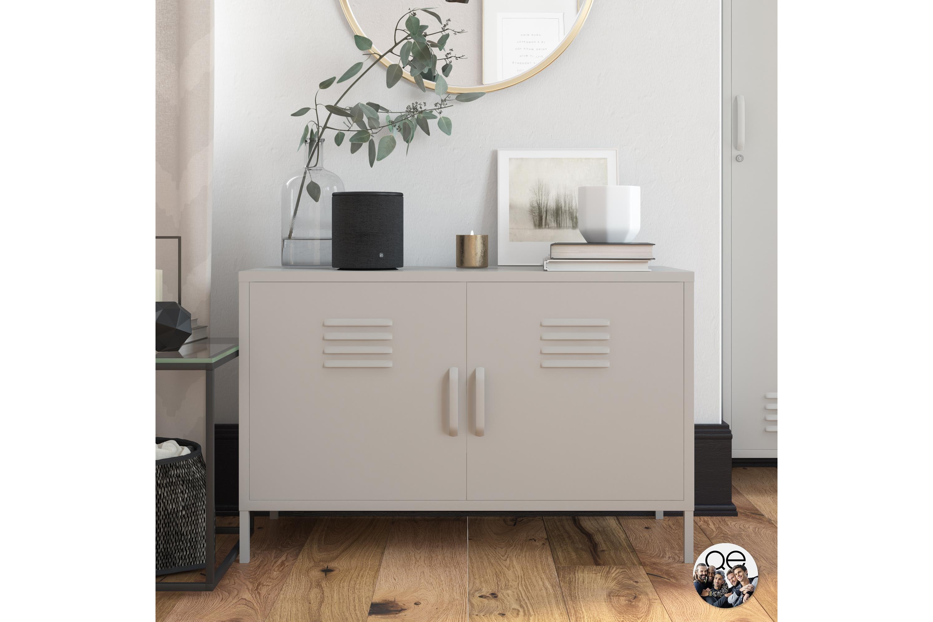 bradford  skänk 100x40 cm ljusgrå -