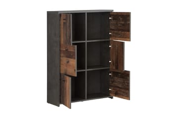 Broxton Sidobord 77 cm - Grå/Brun - Förvaring - Förvaringsmöbler - Skänkar & sideboards