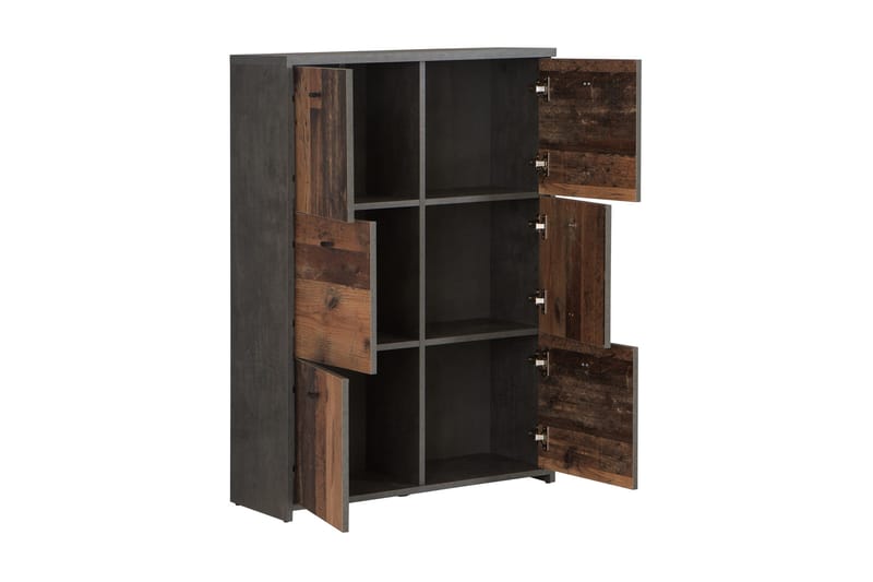 Broxton Sidobord 77 cm - Grå/Brun - Förvaring - Förvaringsmöbler - Skänkar & sideboards