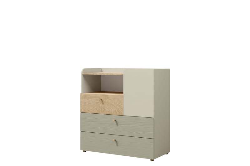 Buhan Byrå 90 cm - Beige/Brun - Förvaring - Förvaringsmöbler - Byrå
