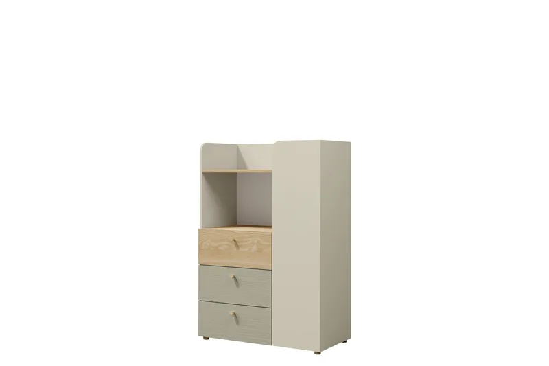 Buhan Highboard, Beige/Brun
