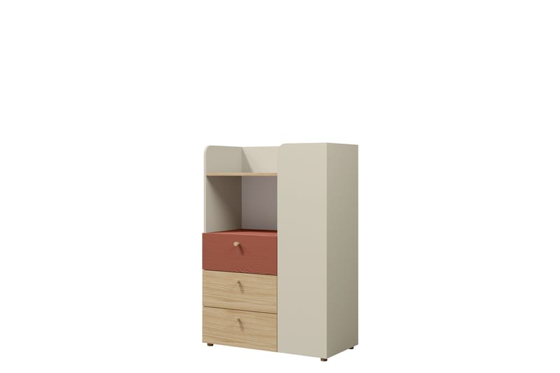Buhan Highboard - Beige/Brun - Förvaring - Förvaringsmöbler - Byrå