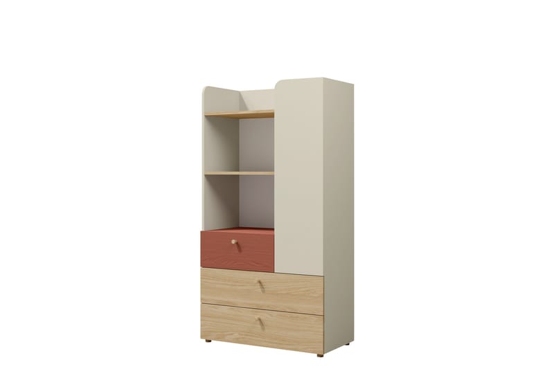 Buhan Highboard - Beige/Brun - Förvaring - Förvaringsmöbler - Byrå