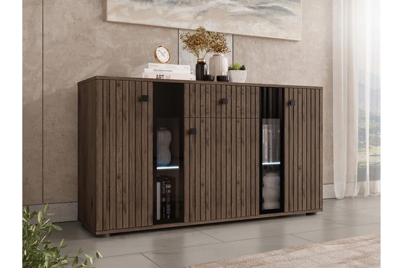 Bunta Skänk 141x41 cm - Brun - Förvaring - Förvaringsmöbler - Skänkar & sideboards