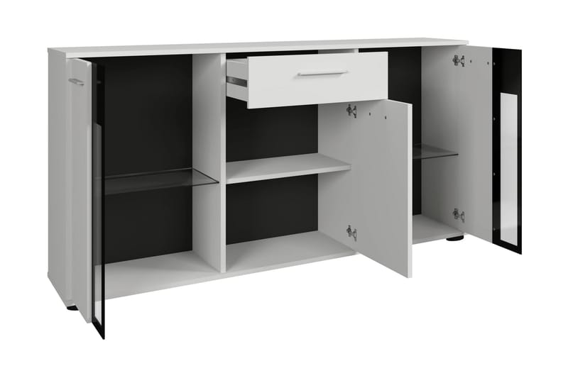 Bunta Skänk 141x41 cm - Brun/Vit - Förvaring - Förvaringsmöbler - Skänkar & sideboards