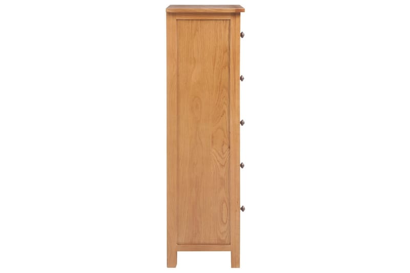 Byrå 45x32x110 cm massiv ek - Brun - Förvaring - Förvaringsmöbler - Byrå