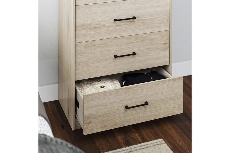 Byrå BrEZ 71x40x102 cm, Blond Ek - 71x40x102 cm, Blond Ek - Förvaring - Förvaringsmöbler - Byrå