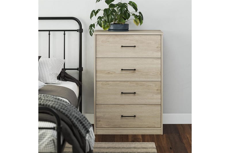 Byrå BrEZ 71x40x102 cm, Blond Ek - 71x40x102 cm, Blond Ek - Förvaring - Förvaringsmöbler - Byrå