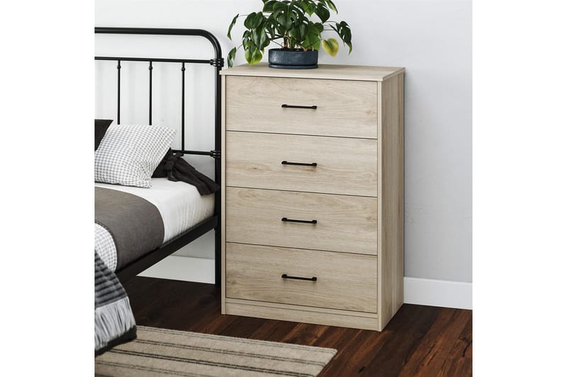 Byrå BrEZ 71x40x102 cm, Blond Ek - 71x40x102 cm, Blond Ek - Förvaring - Förvaringsmöbler - Byrå