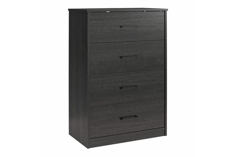 Byrå BrEZ 71x40x102 cm, Svart ek - 71x40x102 cm, Svart ek - Förvaring - Förvaringsmöbler - Byrå