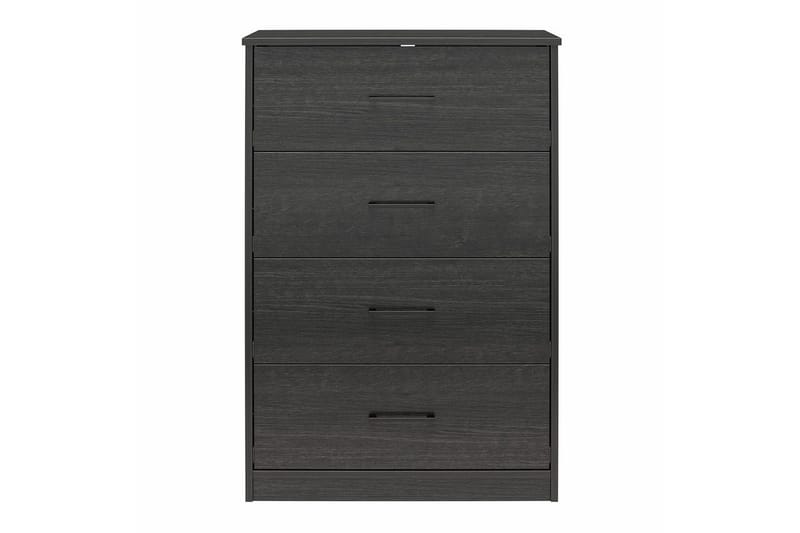 Byrå BrEZ 71x40x102 cm, Svart ek - 71x40x102 cm, Svart ek - Förvaring - Förvaringsmöbler - Byrå