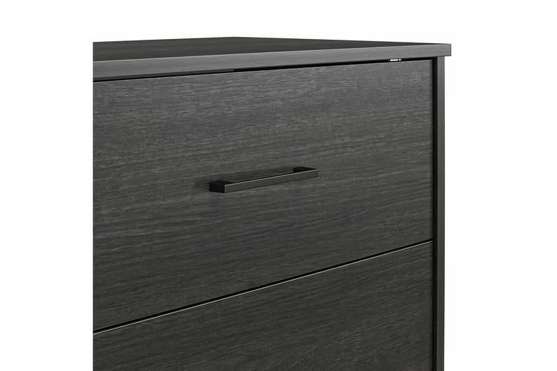Byrå BrEZ 71x40x102 cm, Svart ek - 71x40x102 cm, Svart ek - Förvaring - Förvaringsmöbler - Byrå