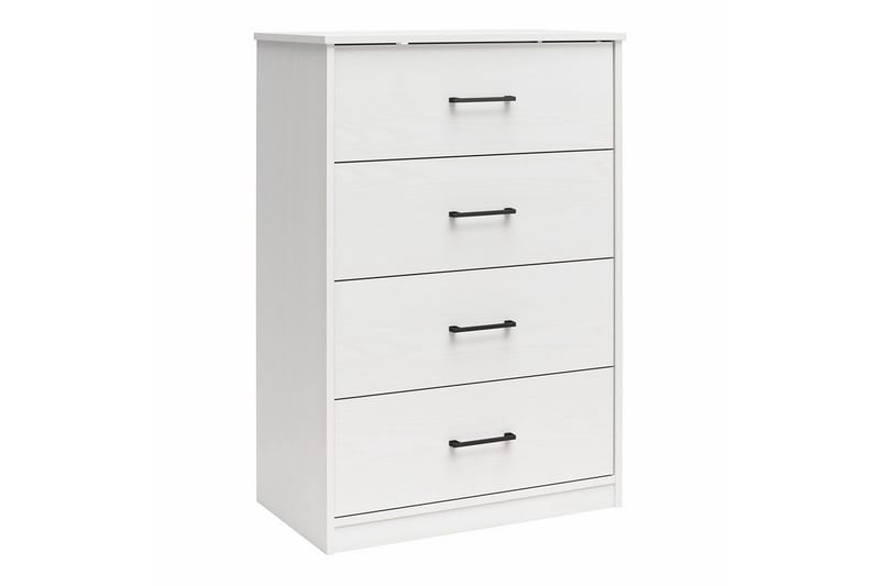Byrå BrEZ 71x40x102 cm, Vit - 71x40x102 cm, Vit - Förvaring - Förvaringsmöbler - Byrå