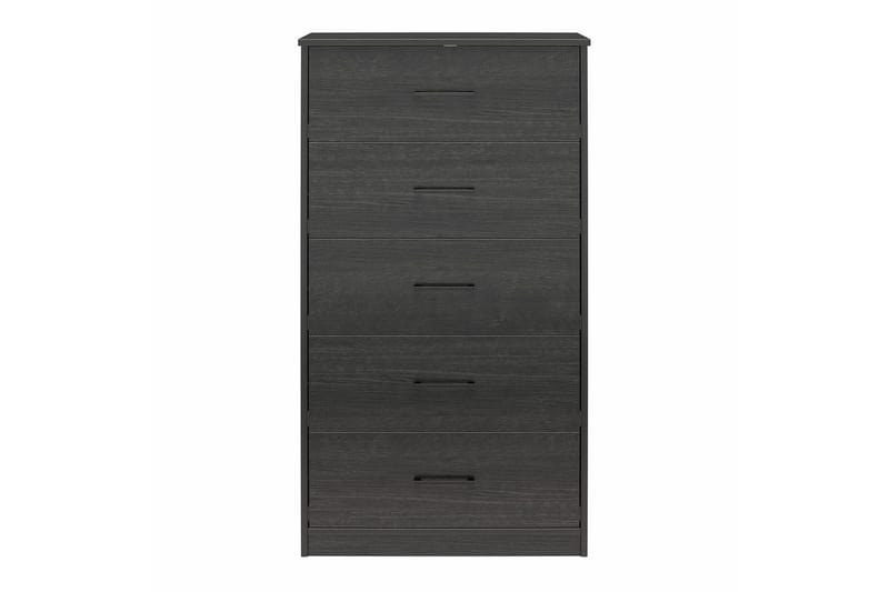 Byrå BrEZ 71x40x126 cm, Svart ek - 71x40x126 cm, Svart ek - Förvaring - Förvaringsmöbler - Byrå