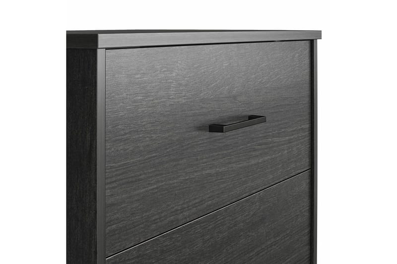 Byrå BrEZ 71x40x126 cm, Svart ek - 71x40x126 cm, Svart ek - Förvaring - Förvaringsmöbler - Byrå