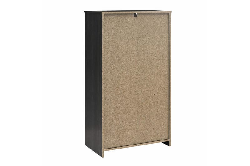 Byrå BrEZ 71x40x126 cm, Svart ek - 71x40x126 cm, Svart ek - Förvaring - Förvaringsmöbler - Byrå