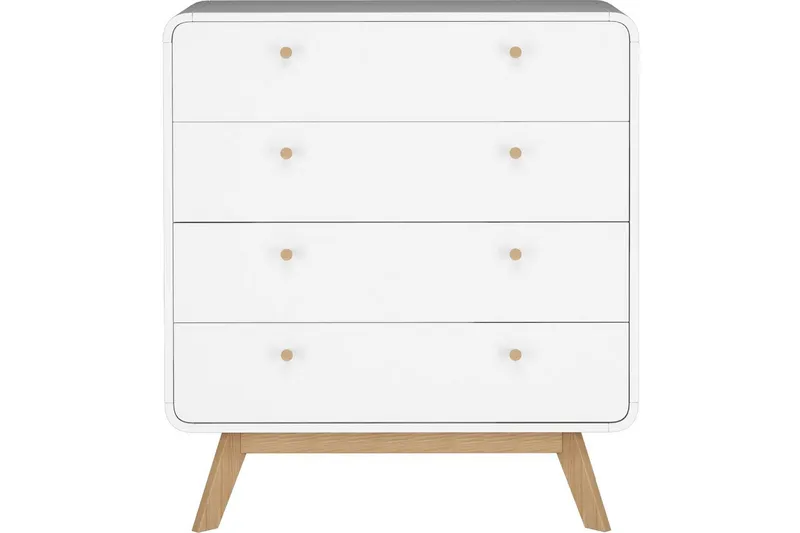 Byrå Cassie Vit/Vit - Vit/Vit - Förvaring - Förvaringsmöbler - Byrå