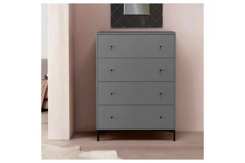 Byrå Celine Grå - Grå - Förvaring - Förvaringsmöbler - Byrå