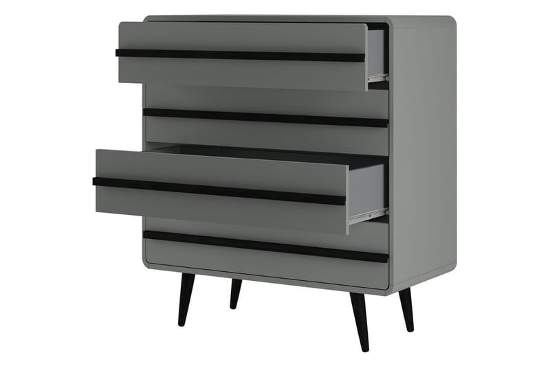 Byrå Chantal Grå - Grå - Förvaring - Förvaringsmöbler - Byrå