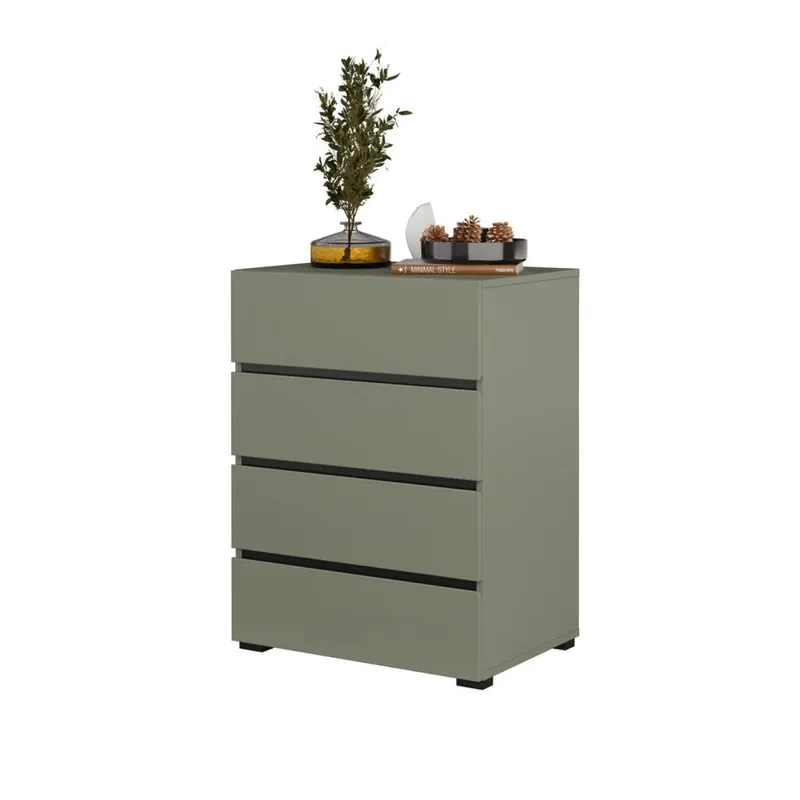 Byrå Cross med 4 lådor - Grön - Förvaring - Förvaringsmöbler - Byrå